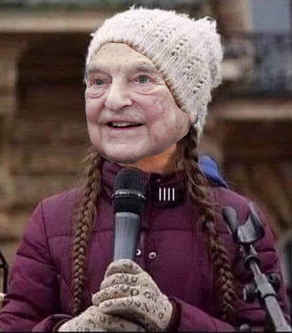 Soros jako dziewczynka