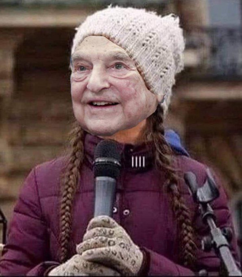 Soros jako dziewczynka