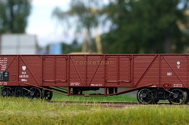 Model wagonu towarowego P.K.P. w skali 1:87. Epoka II #PKP #wagon #towarowy H0