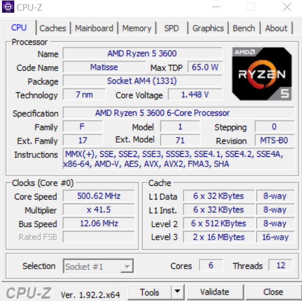 Ryzen 5 3600 Frequency Problem Ram Amd Community