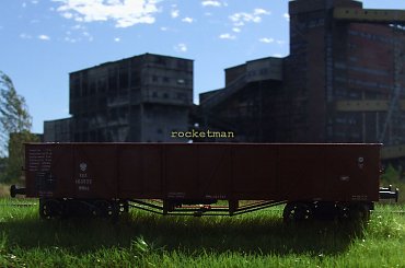 Model wagonu towarowego P.K.P. węglarki budowy amerykańskiej. Skala 1:87 H0. Epoka II. Konwersja rocketman. #Wagon #węglarka #USTC #UNRRA H0 #PKP