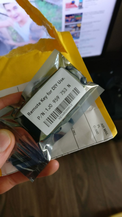 Golf 4 2.3 AGZ 1998r - brak możliwości zakodowania pilota centralnego zamka