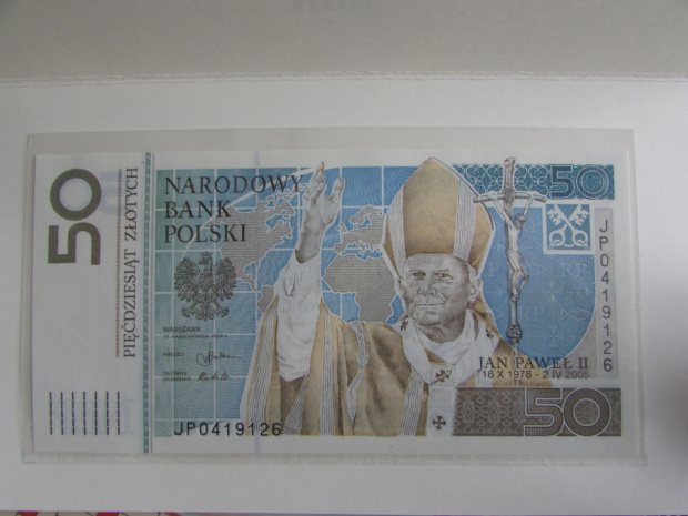 Banknot Kolekcjonerski Jan Paweł II