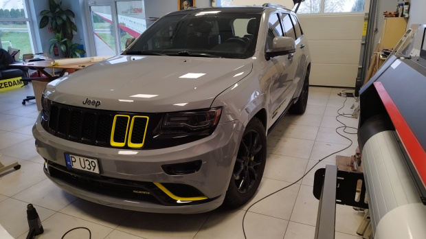 Grand Cherokee wrap Nardo Grey